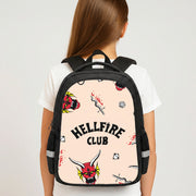 Hellfire Club Icons Collage Peach Backpack 4