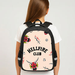 Hellfire Club Icons Collage Peach Backpack