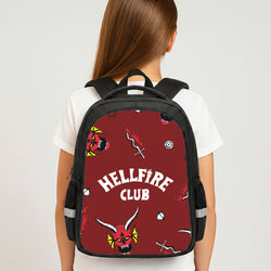 Hellfire Club Icons Collage Red Backpack