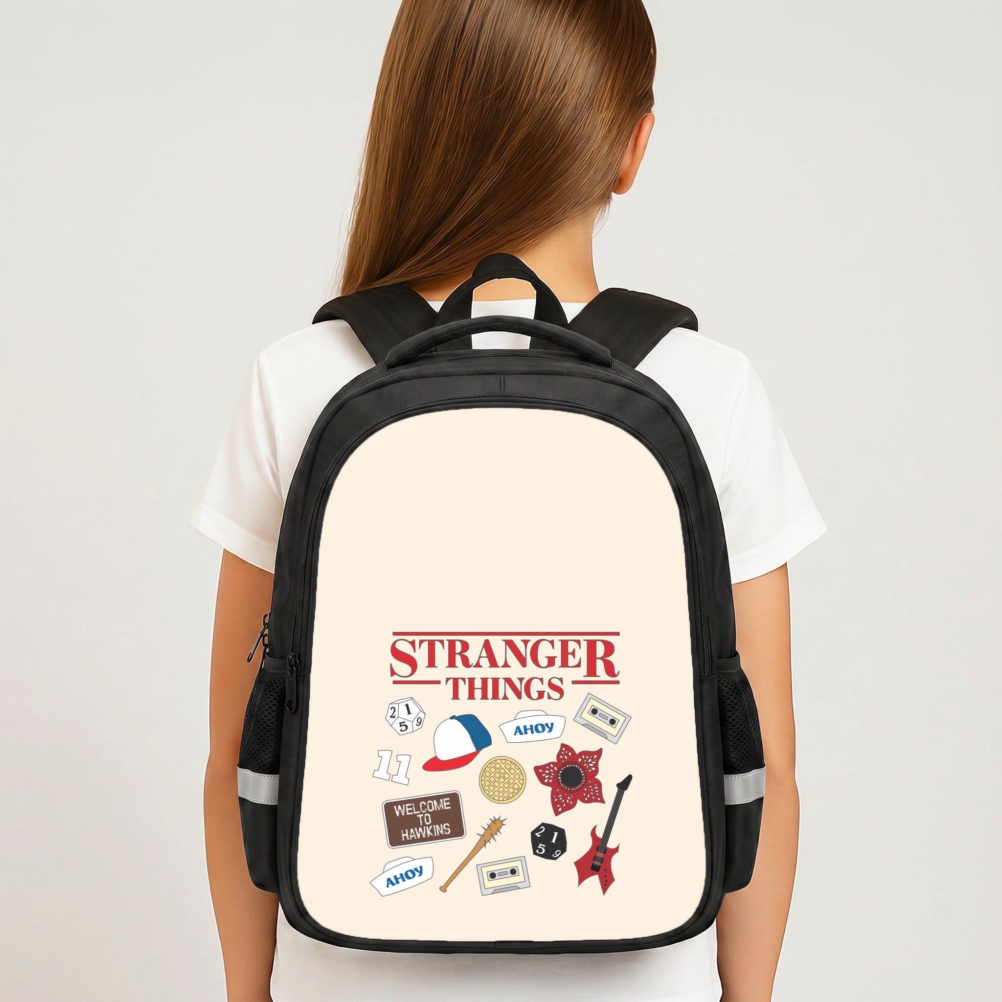 Stranger Things Cartoon Icons Backpack