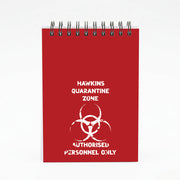 Hawkins Quarantine Zone Notebook 4