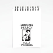 Missing Person Holly Notebook 4