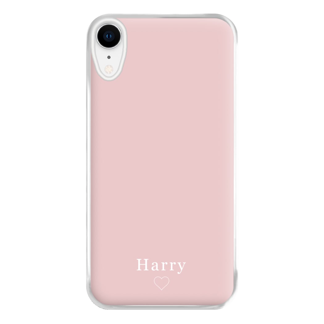 Harry - Pink Harry Phone Case for iPhone XR