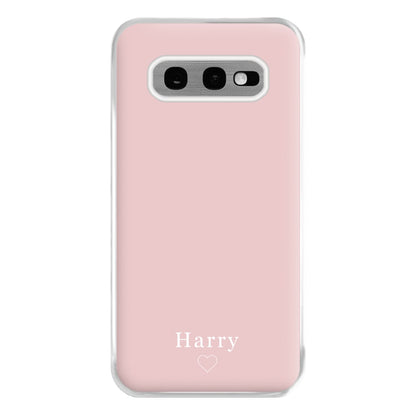 Harry - Pink Harry Phone Case for Galaxy S10e