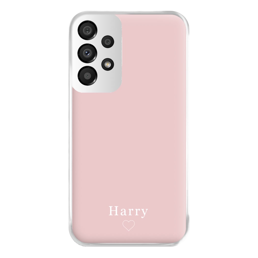 Harry - Pink Harry Phone Case for Galaxy A33