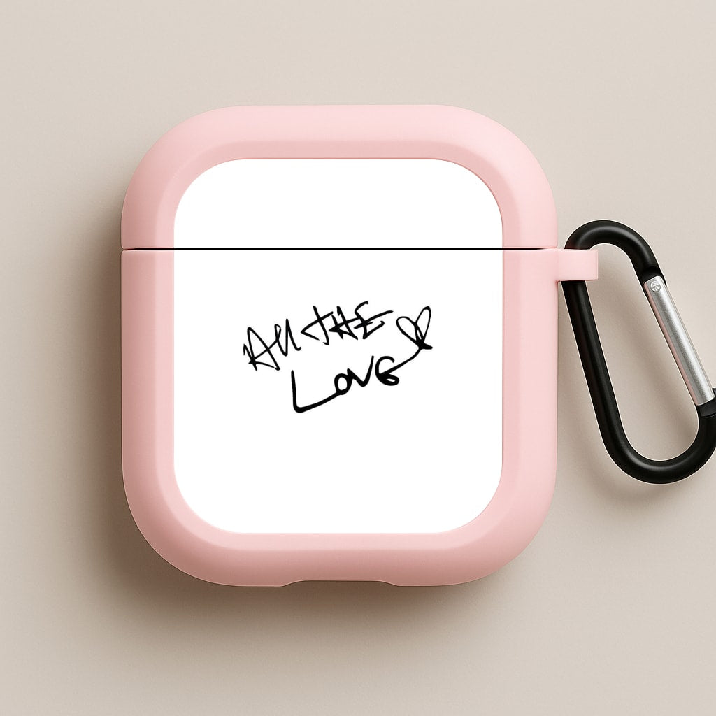 All The Love - Harry Pink AirPods Case
