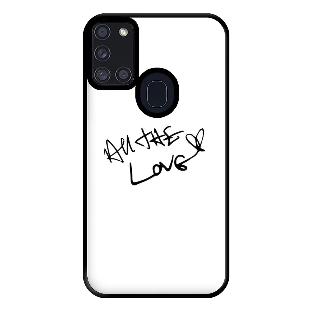 All The Love - Harry Phone Case for Galaxy A21s