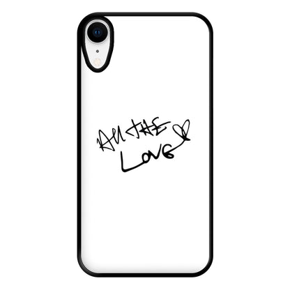 All The Love - Harry Phone Case for iPhone XR