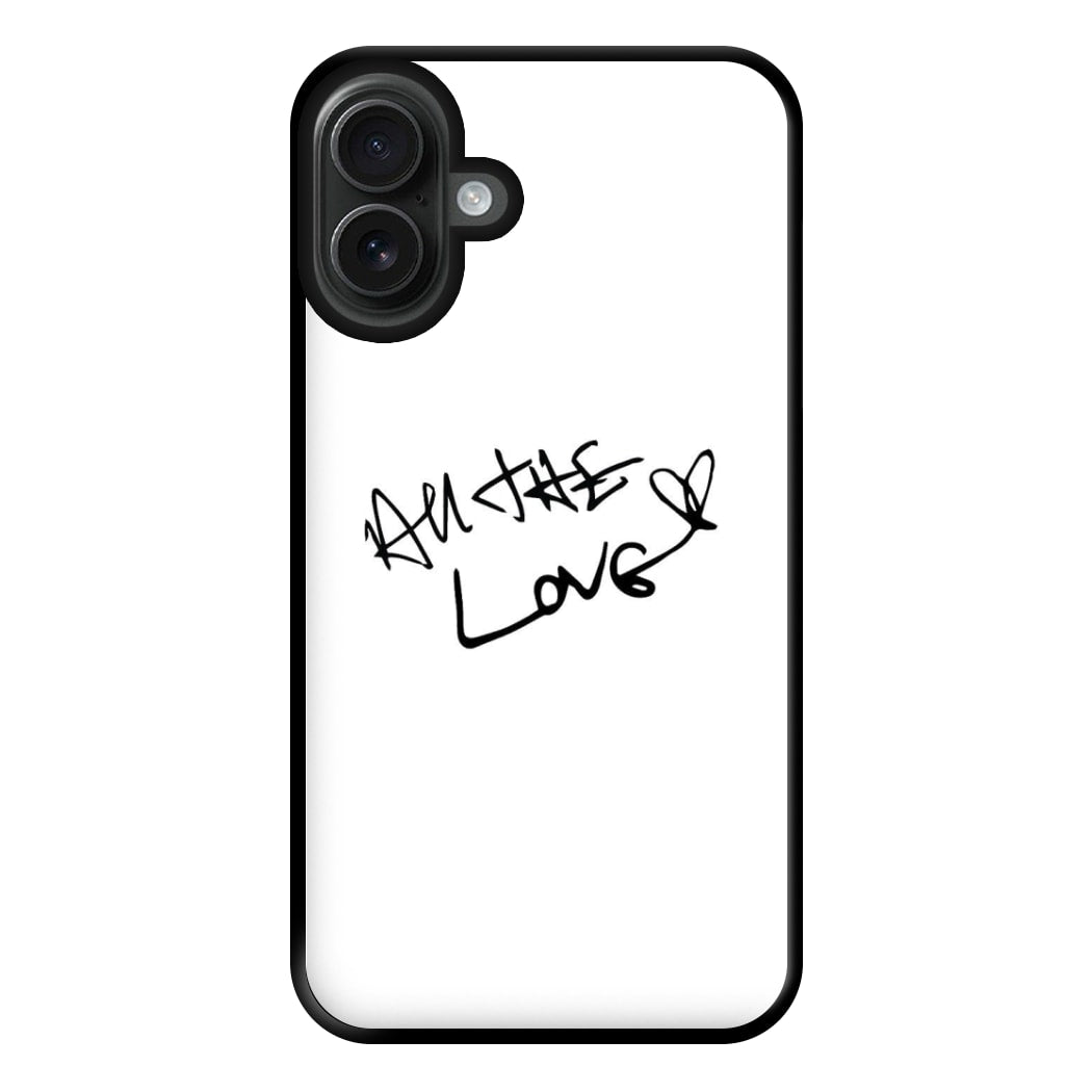 All The Love - Harry Phone Case for iPhone 16 Plus