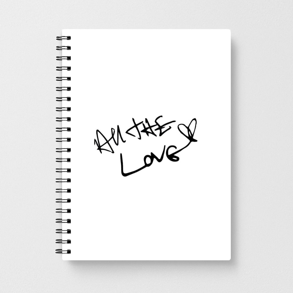 All The Love - Harry Notebook