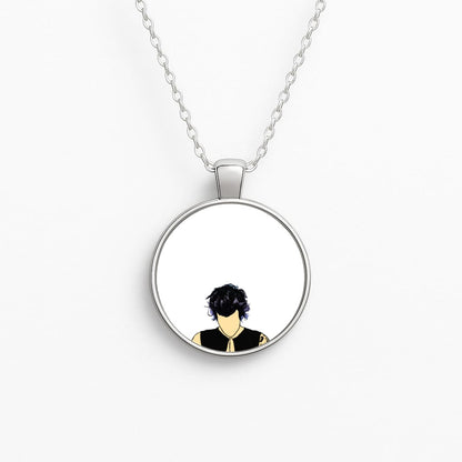 Harry Cartoon Circle Necklace