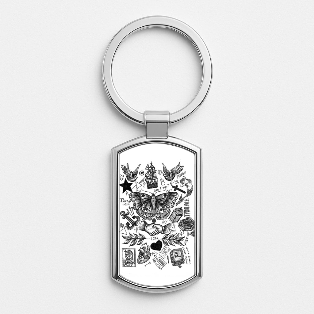 Harry Tattoos Luxury Keyring