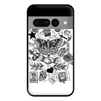 Harry Tattoos Phone Case for Google Pixel 7 Pro