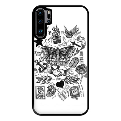 Harry Tattoos Phone Case for Huawei P30 Pro