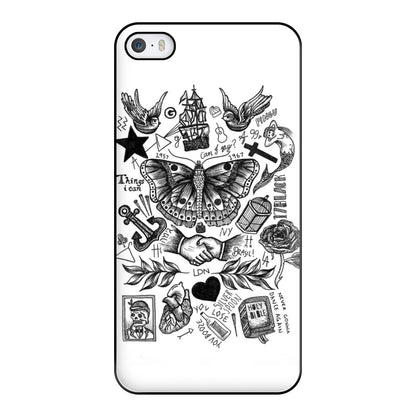 Harry Tattoos Phone Case for iPhone 5 / 5s / SE 2016