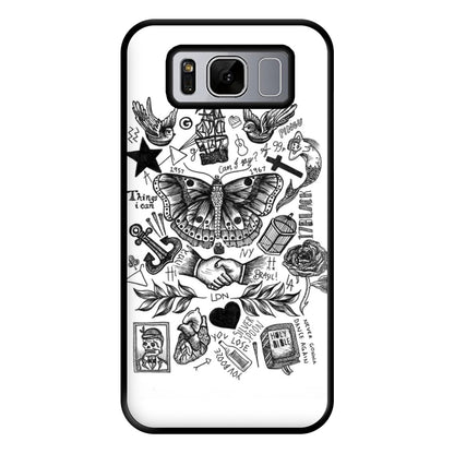 Harry Tattoos Phone Case for Galaxy S8 Plus