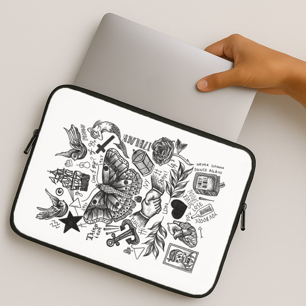 Harry Tattoos MacBook Case