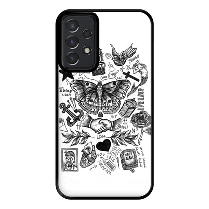 Harry Tattoos Phone Case for Galaxy A52 / A52s