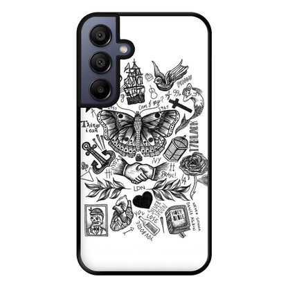 Harry Tattoos Phone Case for Galaxy A15