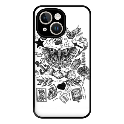 Harry Tattoos Phone Case for iPhone 14 Plus