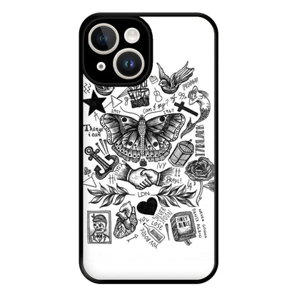 Harry Tattoos Phone Case for iPhone 14