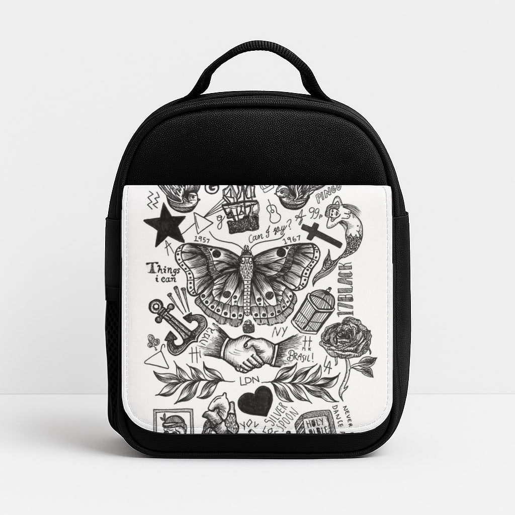 Harry Tattoos Insulated Lunchbox