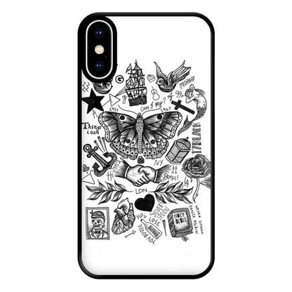 Harry Tattoos Phone Case for iPhone XS Max