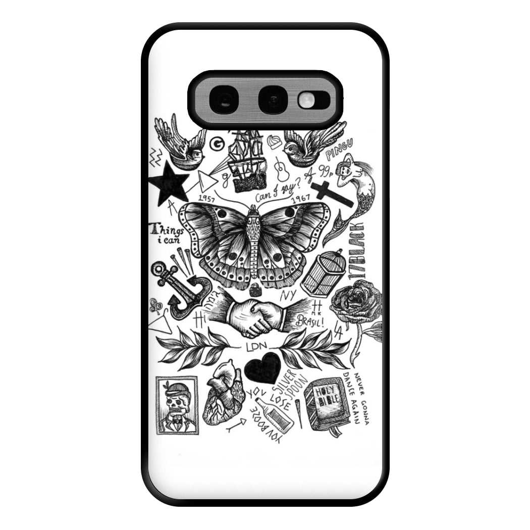 Harry Tattoos Phone Case for Galaxy S10e