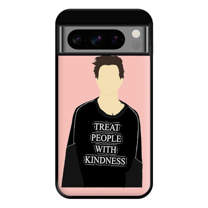 Pink Harry Faceless Cartoon Phone Case for Google Pixel 8 Pro