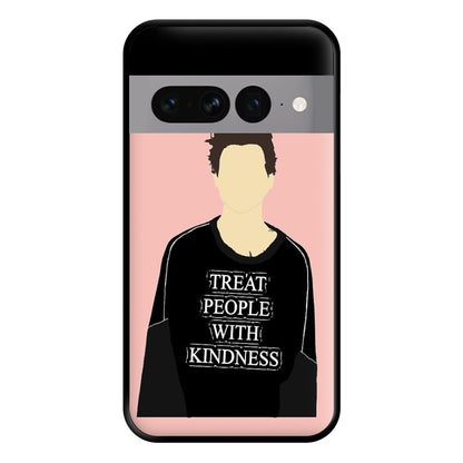 Pink Harry Faceless Cartoon Phone Case for Google Pixel 7 Pro