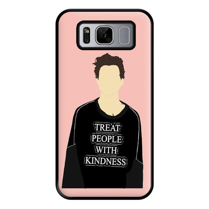 Pink Harry Faceless Cartoon Phone Case for Galaxy S8 Plus