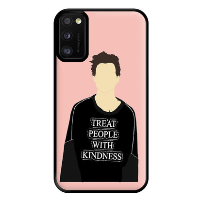 Pink Harry Faceless Cartoon Phone Case for Galaxy A41