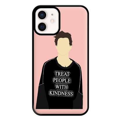 Pink Harry Faceless Cartoon Phone Case for iPhone 12 Mini