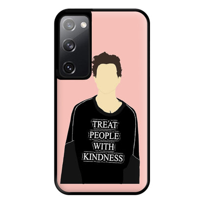 Pink Harry Faceless Cartoon Phone Case for Galaxy S20