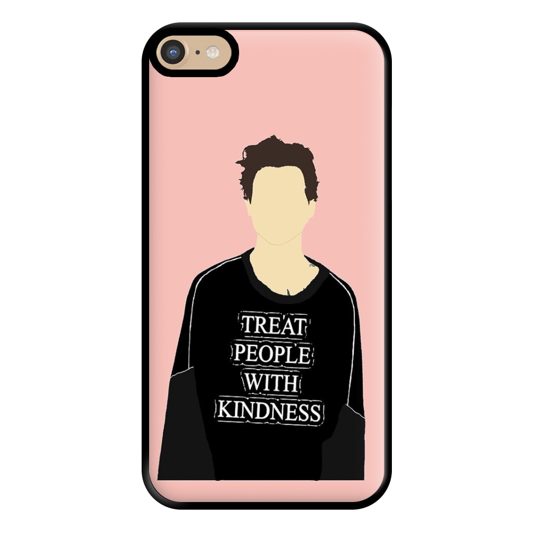 Pink Harry Faceless Cartoon Phone Case for iPhone 6 Plus / 7 Plus / 8 Plus