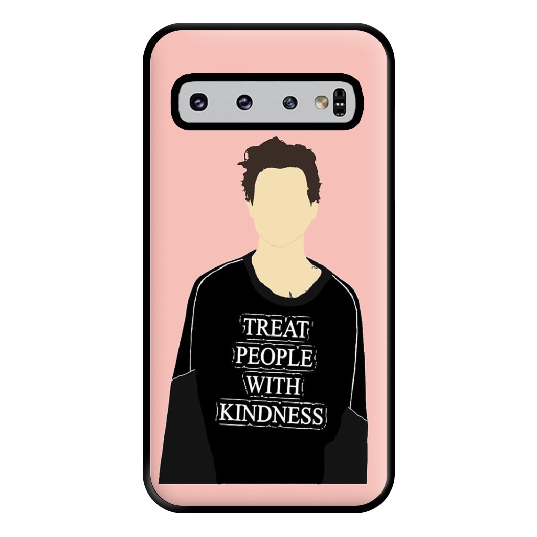 Pink Harry Faceless Cartoon Phone Case for Galaxy S10 Plus