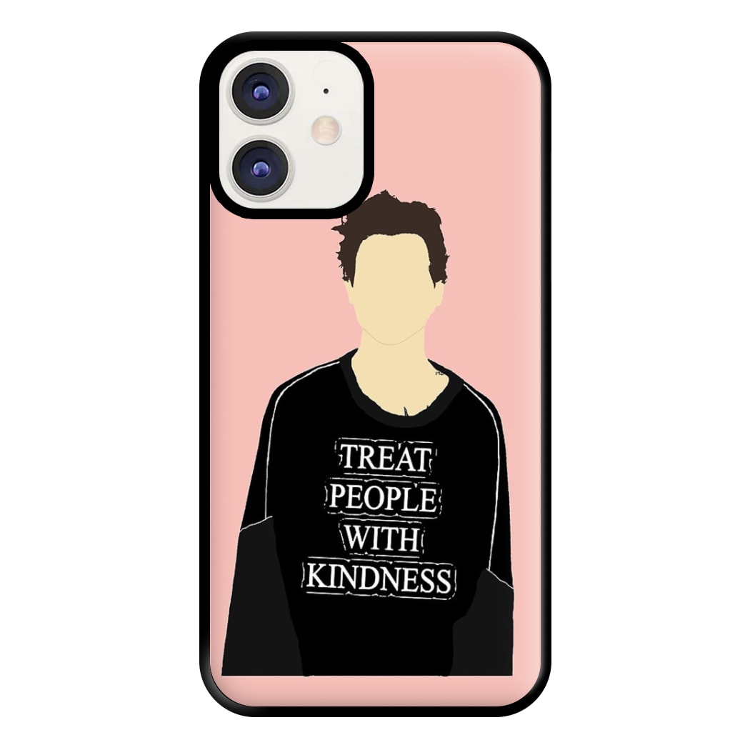 Pink Harry Faceless Cartoon Phone Case for iPhone 11