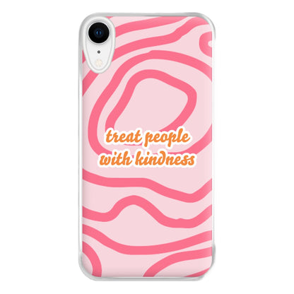 Treat People With Kindness - Harry Phone Case for iPhone XR