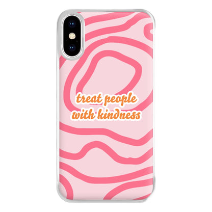 Treat People With Kindness - Harry Phone Case for iPhone XS Max