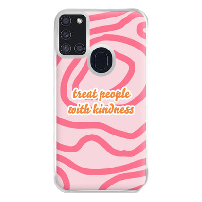 Treat People With Kindness - Harry Phone Case for Galaxy A21s