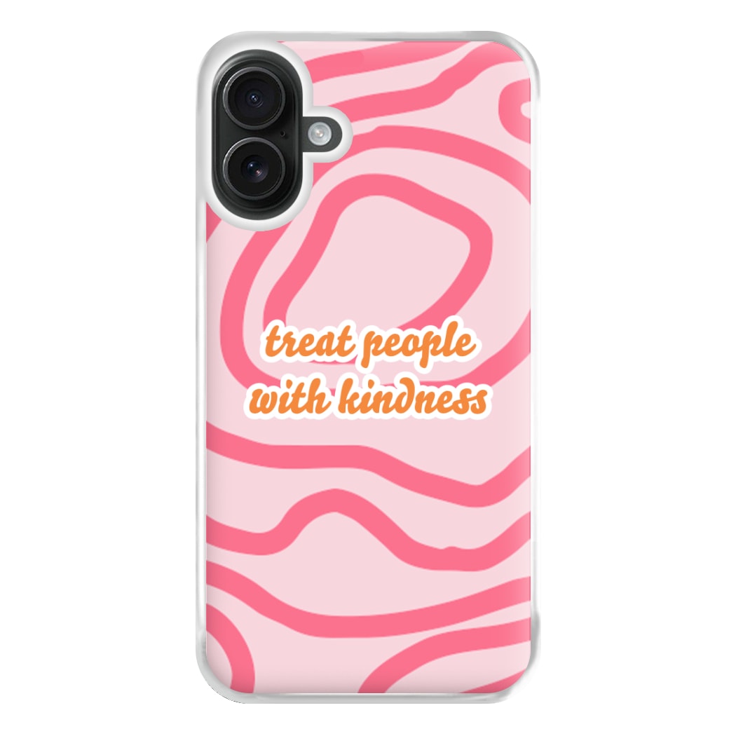 Treat People With Kindness - Harry Phone Case for iPhone 16 Plus