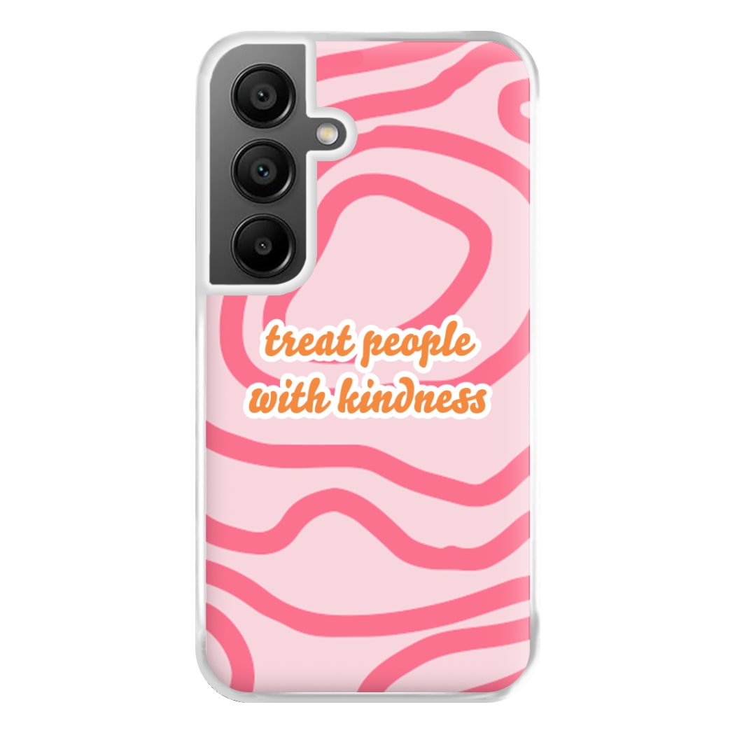 Treat People With Kindness - Harry Phone Case for Galaxy A55