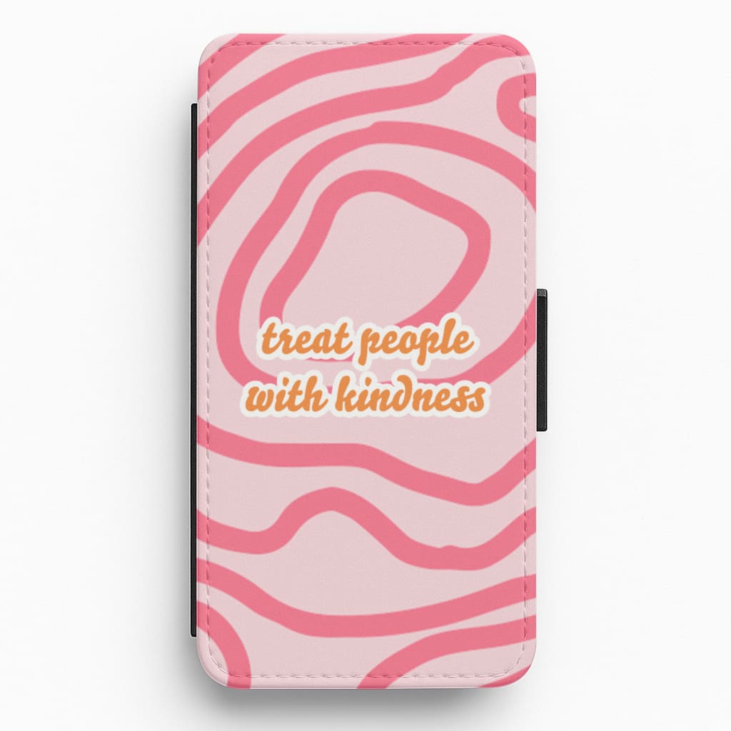 Treat People With Kindness - Harry Flip / Wallet Phone Case