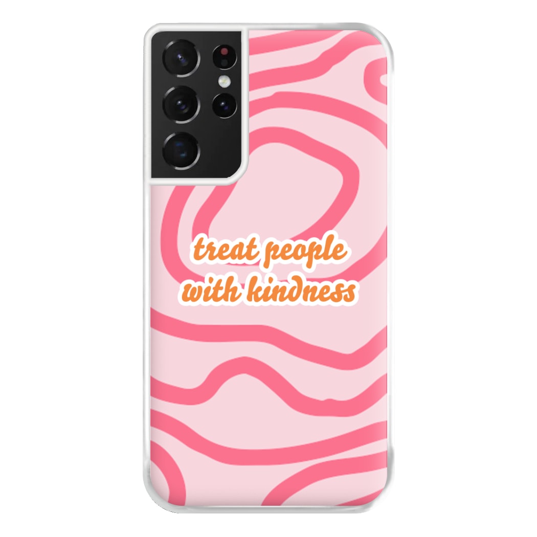 Treat People With Kindness - Harry Phone Case for Galaxy S21 Ultra