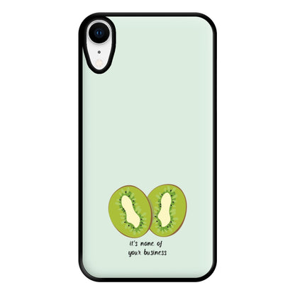 It's None Of Your Business - Harry Phone Case for iPhone XR