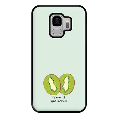 It's None Of Your Business - Harry Phone Case for Galaxy S9 Plus