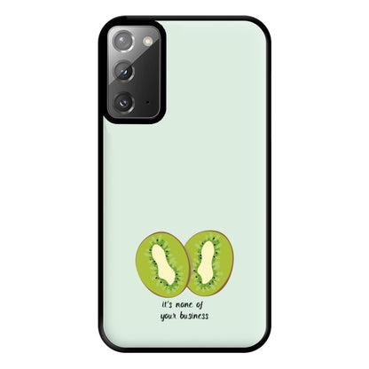 It's None Of Your Business - Harry Phone Case for Galaxy Note 20 Ultra