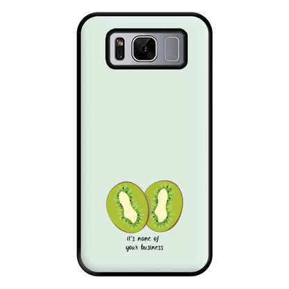 It's None Of Your Business - Harry Phone Case for Galaxy S8 Plus