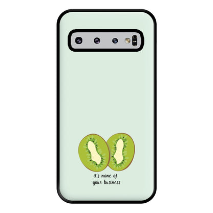 It's None Of Your Business - Harry Phone Case for Galaxy S10 Plus