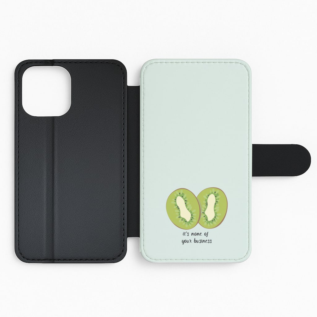 It's None Of Your Business - Harry Flip Phone Case